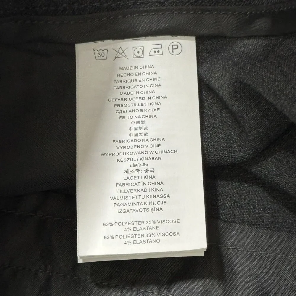 Michael Kors Basics Dress Pants Womens 4 Gray Slim Work Career Office NWT - Picture 4 of 8